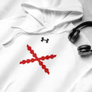 Comprar Sudadera con capucha Under Armour® Cruz de Borgoña La Flamenca de Borgoña Bandera España