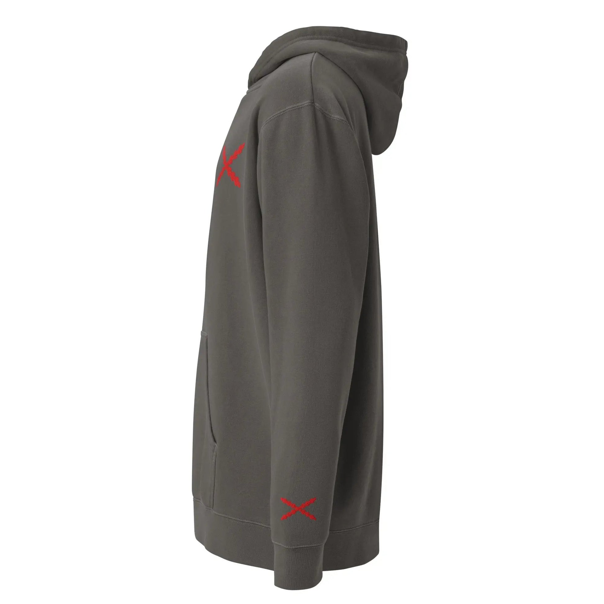 Comprar Sudadera con capucha teñida unisex Cruz de Borgoña La Flamenca de Borgoña Bandera España