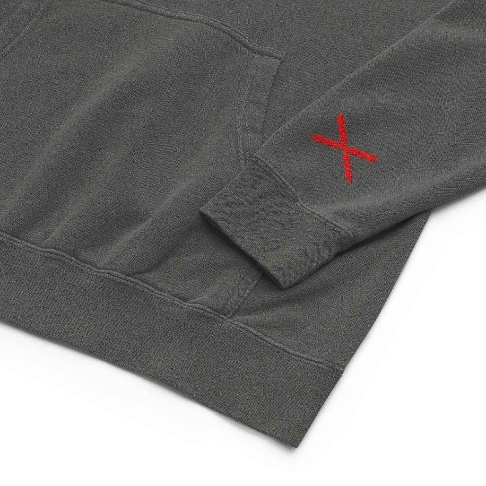 Comprar Sudadera con capucha teñida unisex Cruz de Borgoña La Flamenca de Borgoña Bandera España