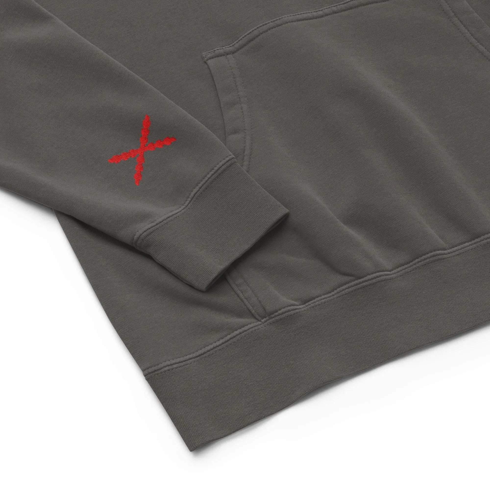 Comprar Sudadera con capucha teñida unisex Cruz de Borgoña La Flamenca de Borgoña Bandera España