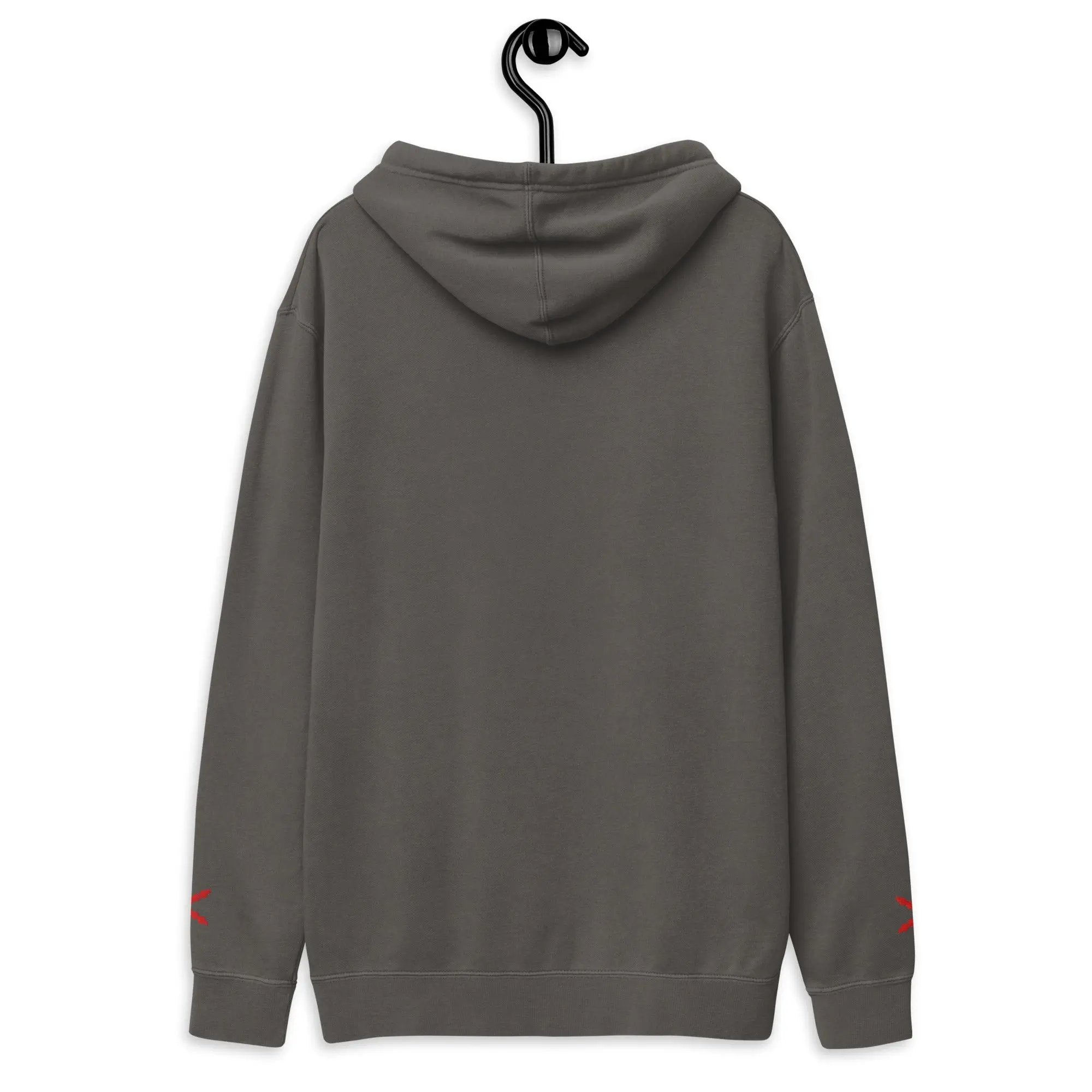 Comprar Sudadera con capucha teñida unisex Cruz de Borgoña La Flamenca de Borgoña Bandera España