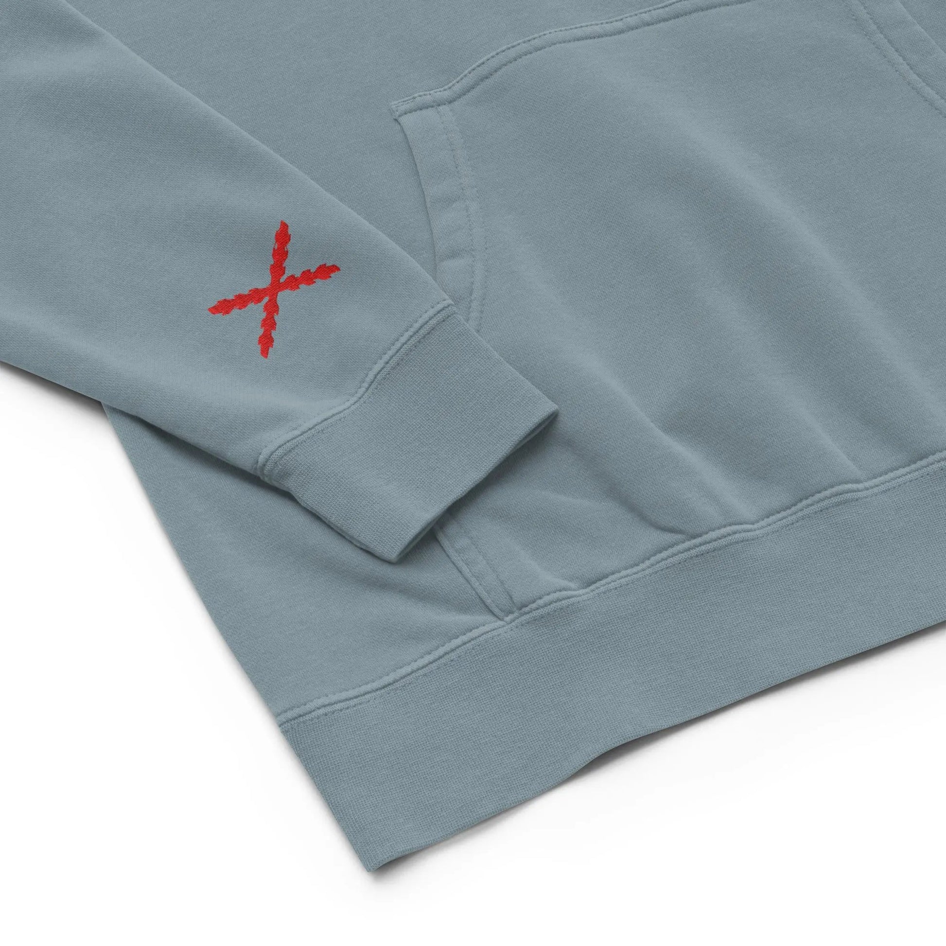 Comprar Sudadera con capucha teñida unisex Cruz de Borgoña La Flamenca de Borgoña Bandera España