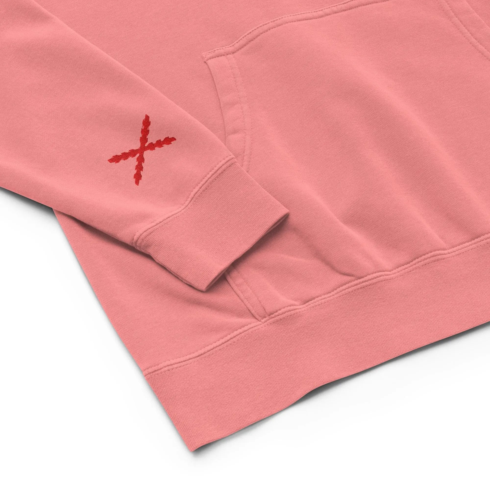 Comprar Sudadera con capucha teñida unisex Cruz de Borgoña La Flamenca de Borgoña Bandera España