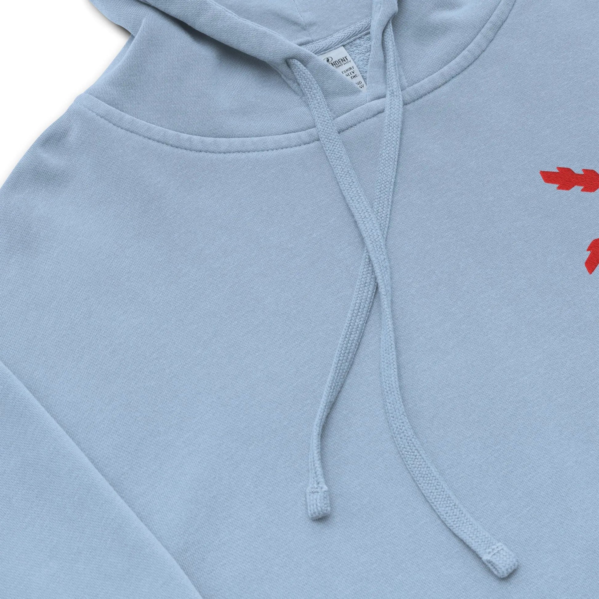 Comprar Sudadera con capucha teñida unisex Cruz de Borgoña La Flamenca de Borgoña Bandera España