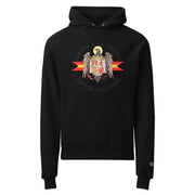 Comprar Sudadera con capucha unisex Champion - Águila de San Juan Bandera España La Flamenca de Borgoña Patricia Muñoz VOX