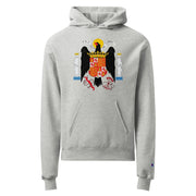Comprar Sudadera con capucha unisex Champion Águila de San Juan Bandera España La Flamenca de Borgoña Patricia Muñoz VOX