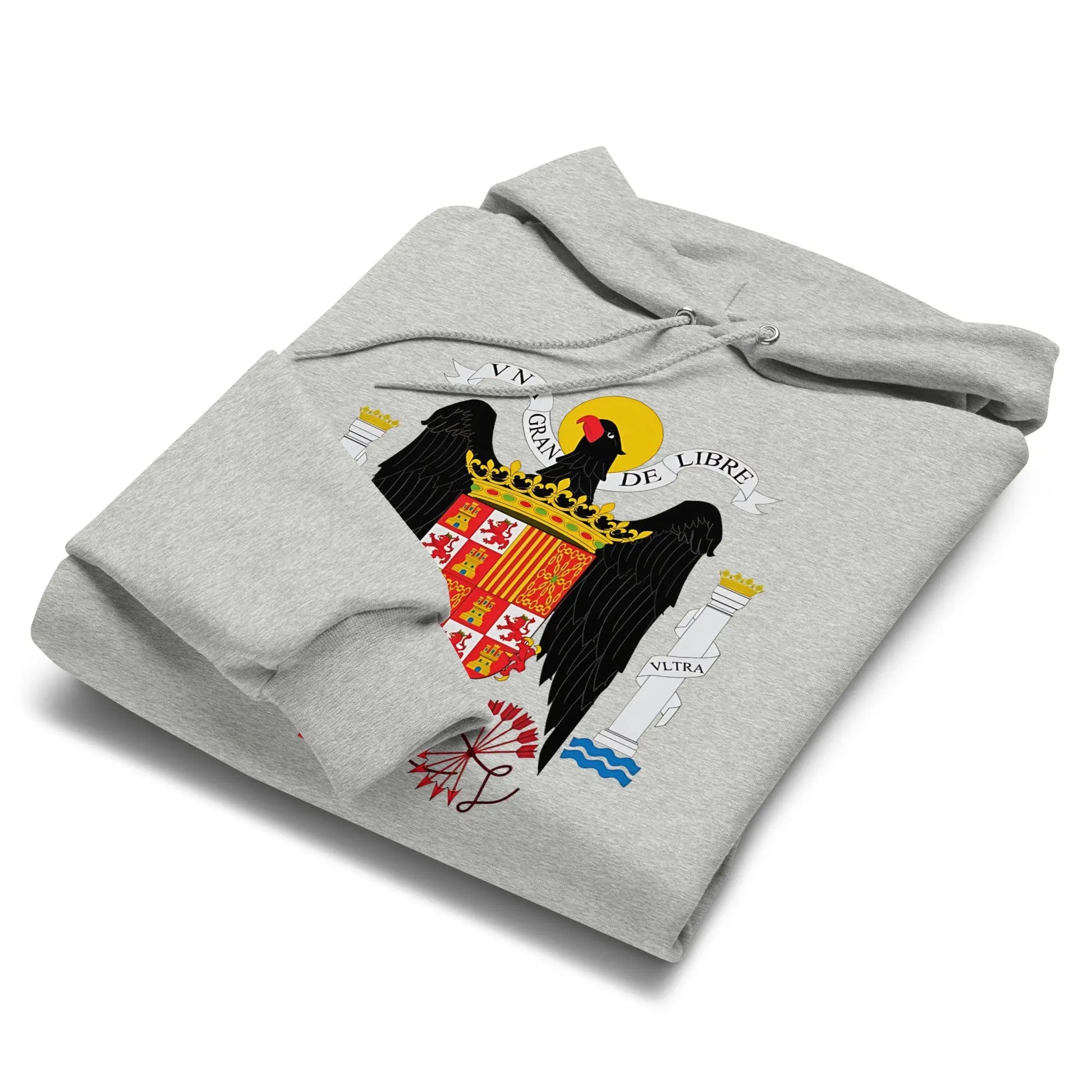 Comprar Sudadera con capucha unisex Champion Águila de San Juan Bandera España La Flamenca de Borgoña Patricia Muñoz VOX