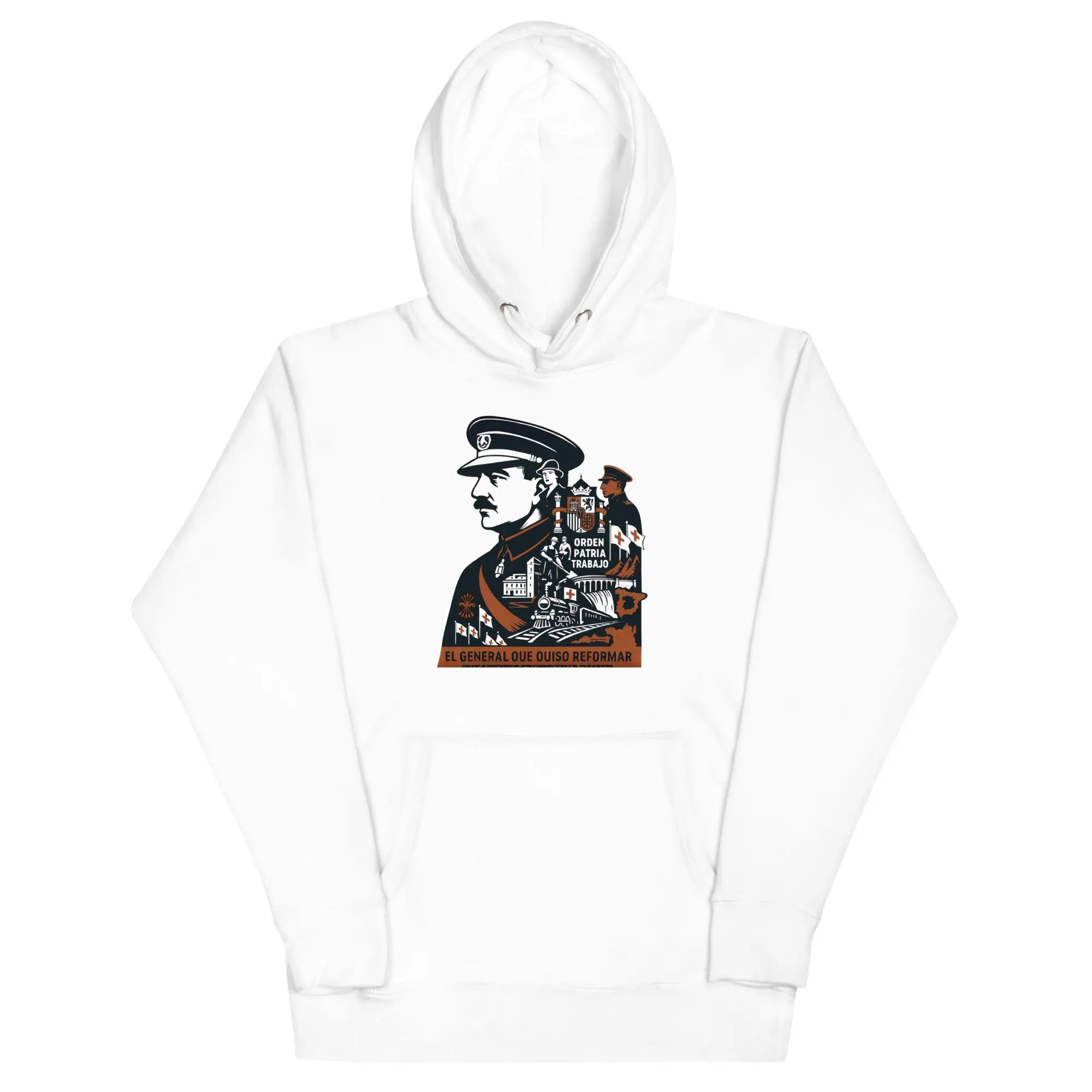 Comprar Sudadera con capucha unisex La Flamenca de Borgoña, Bandera de España, Cruz de Borgoña, Patricia Muñoz, VOX