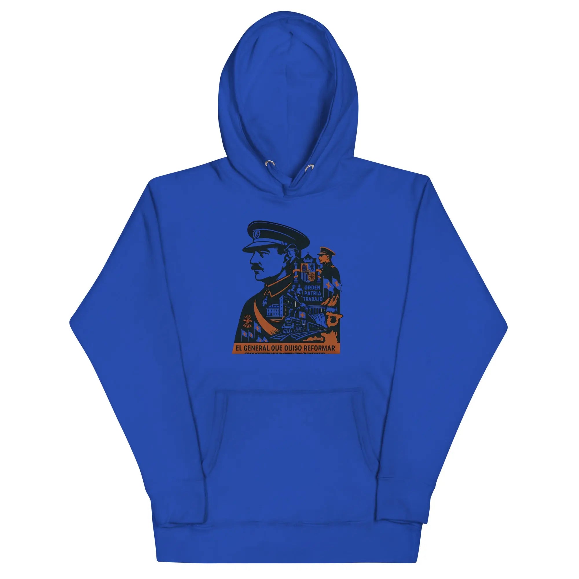 Comprar Sudadera con capucha unisex La Flamenca de Borgoña, Bandera de España, Cruz de Borgoña, Patricia Muñoz, VOX