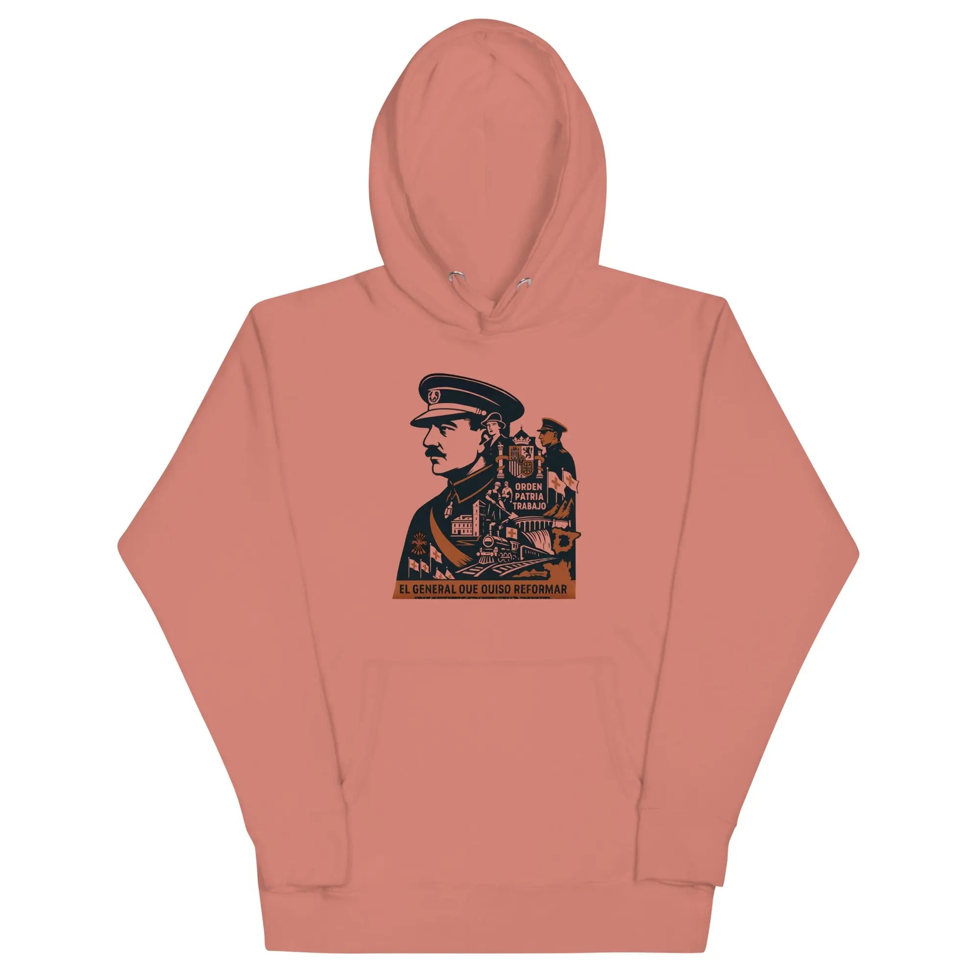 Comprar Sudadera con capucha unisex La Flamenca de Borgoña, Bandera de España, Cruz de Borgoña, Patricia Muñoz, VOX