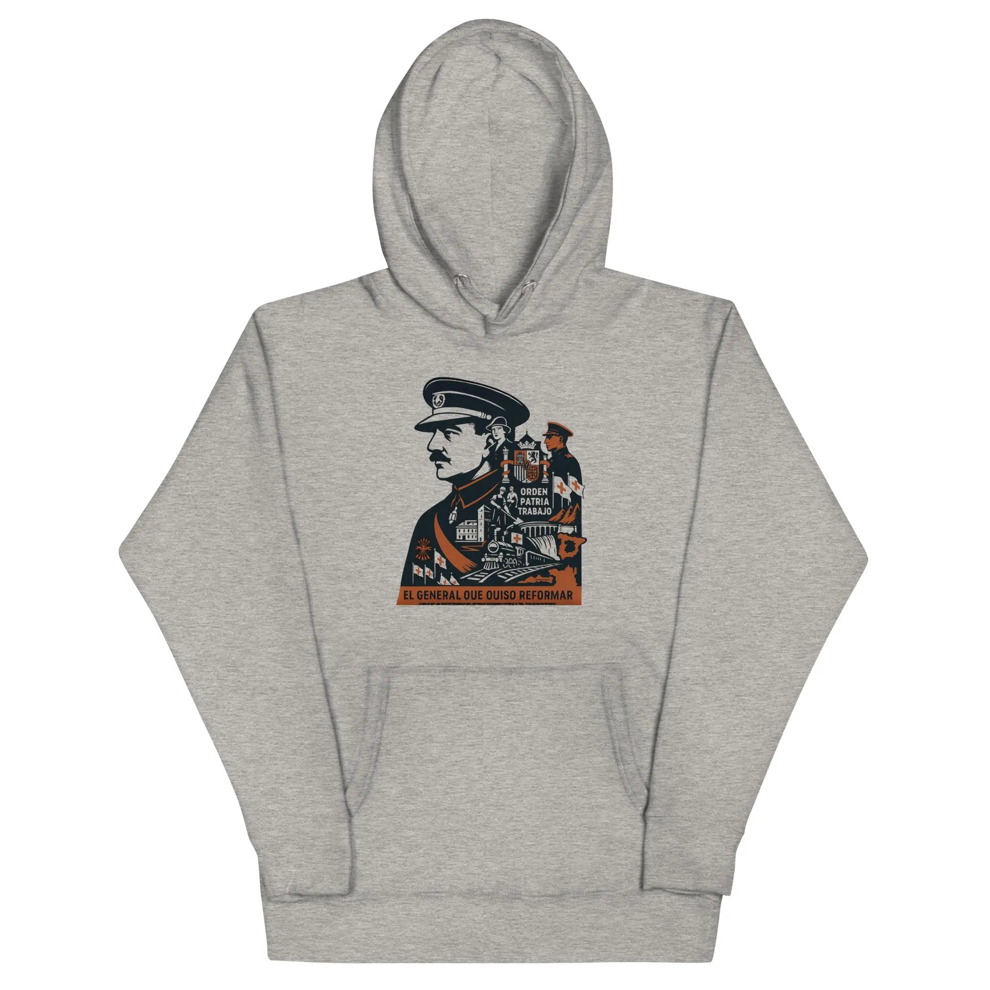 Comprar Sudadera con capucha unisex La Flamenca de Borgoña, Bandera de España, Cruz de Borgoña, Patricia Muñoz, VOX