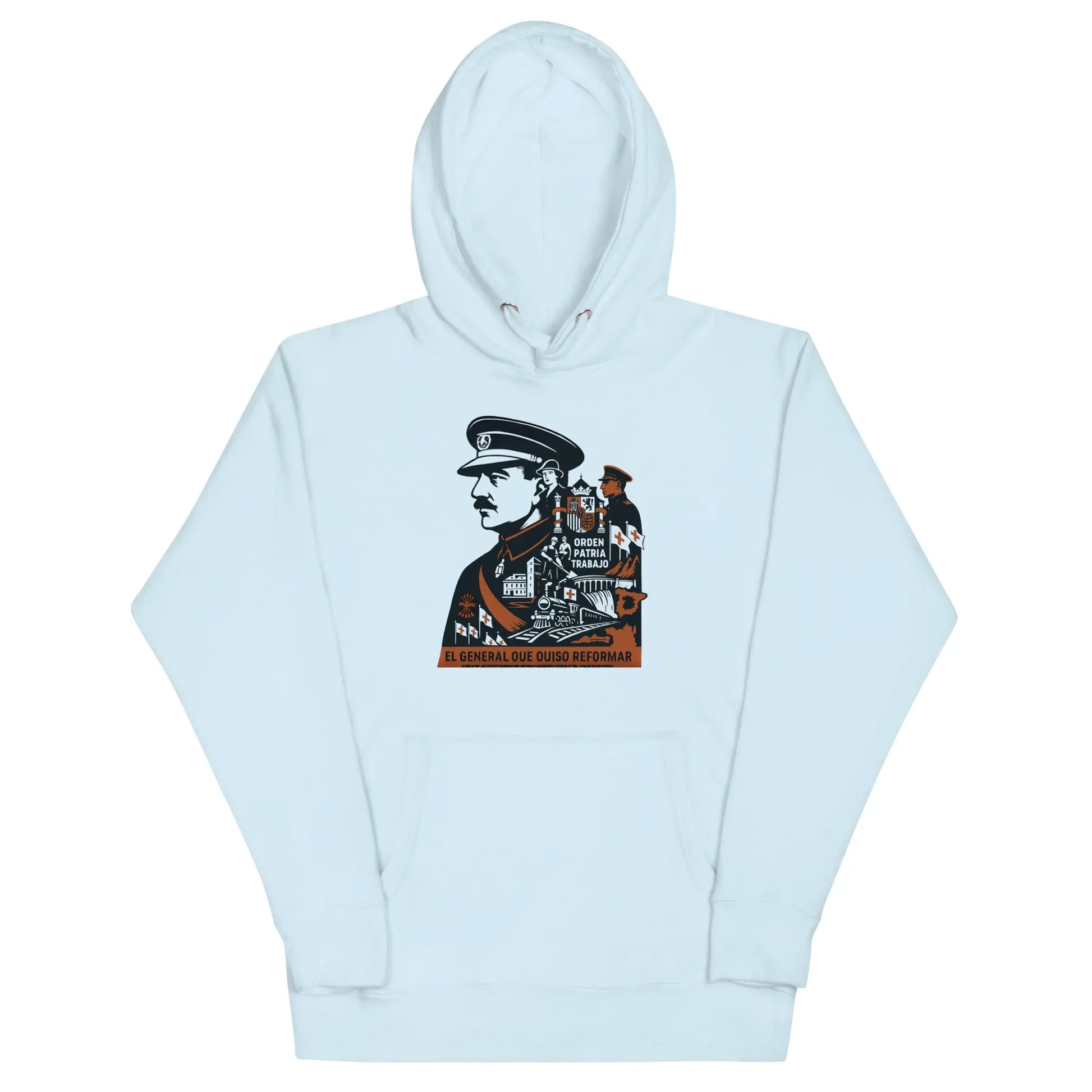 Comprar Sudadera con capucha unisex La Flamenca de Borgoña, Bandera de España, Cruz de Borgoña, Patricia Muñoz, VOX