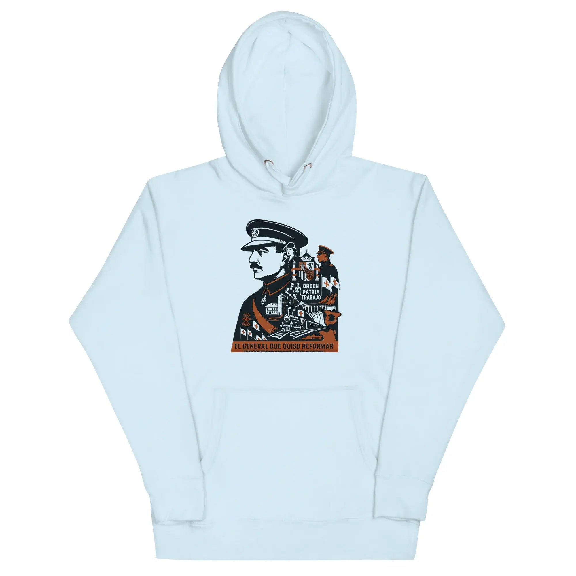 Comprar Sudadera con capucha unisex La Flamenca de Borgoña, Bandera de España, Cruz de Borgoña, Patricia Muñoz, VOX