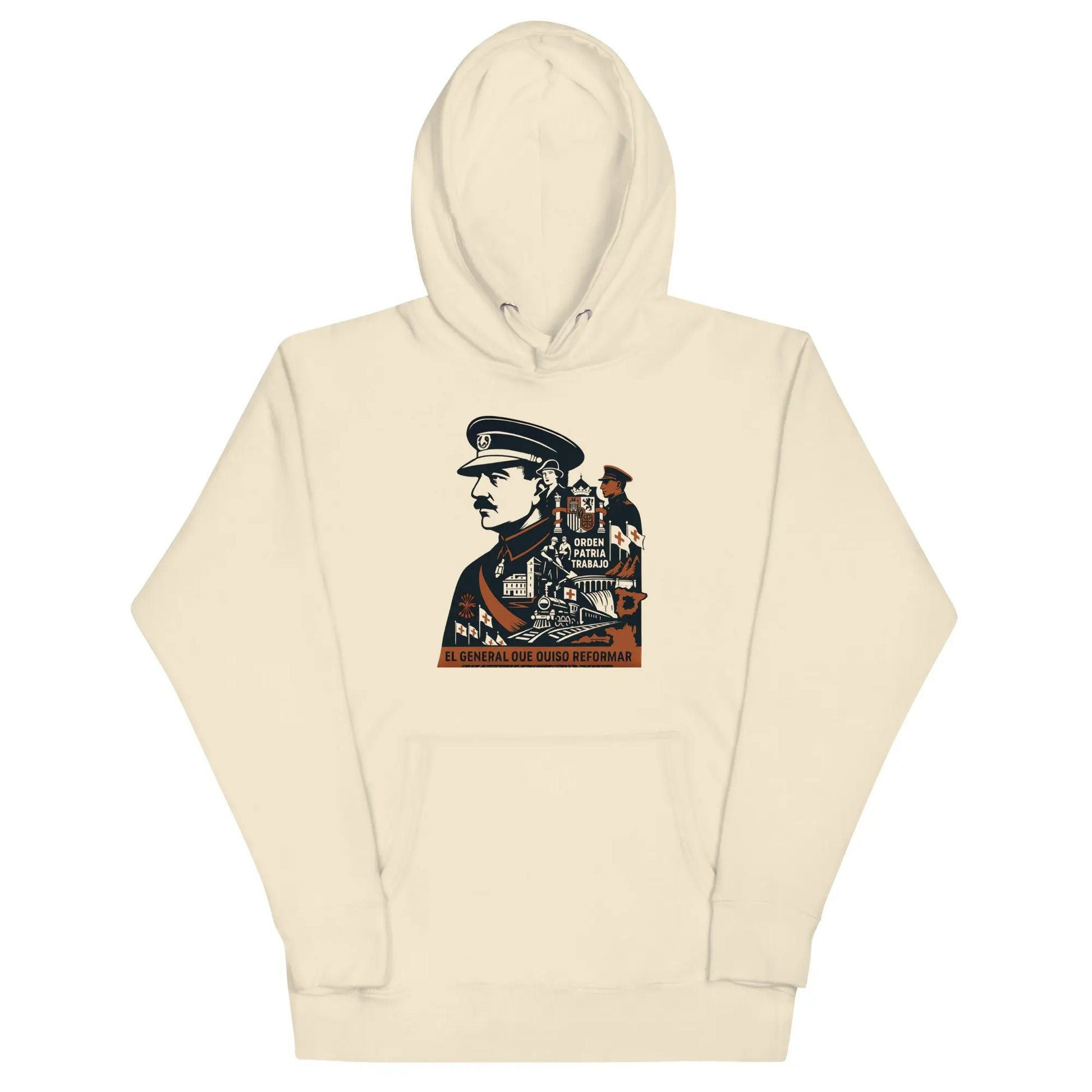 Comprar Sudadera con capucha unisex La Flamenca de Borgoña, Bandera de España, Cruz de Borgoña, Patricia Muñoz, VOX