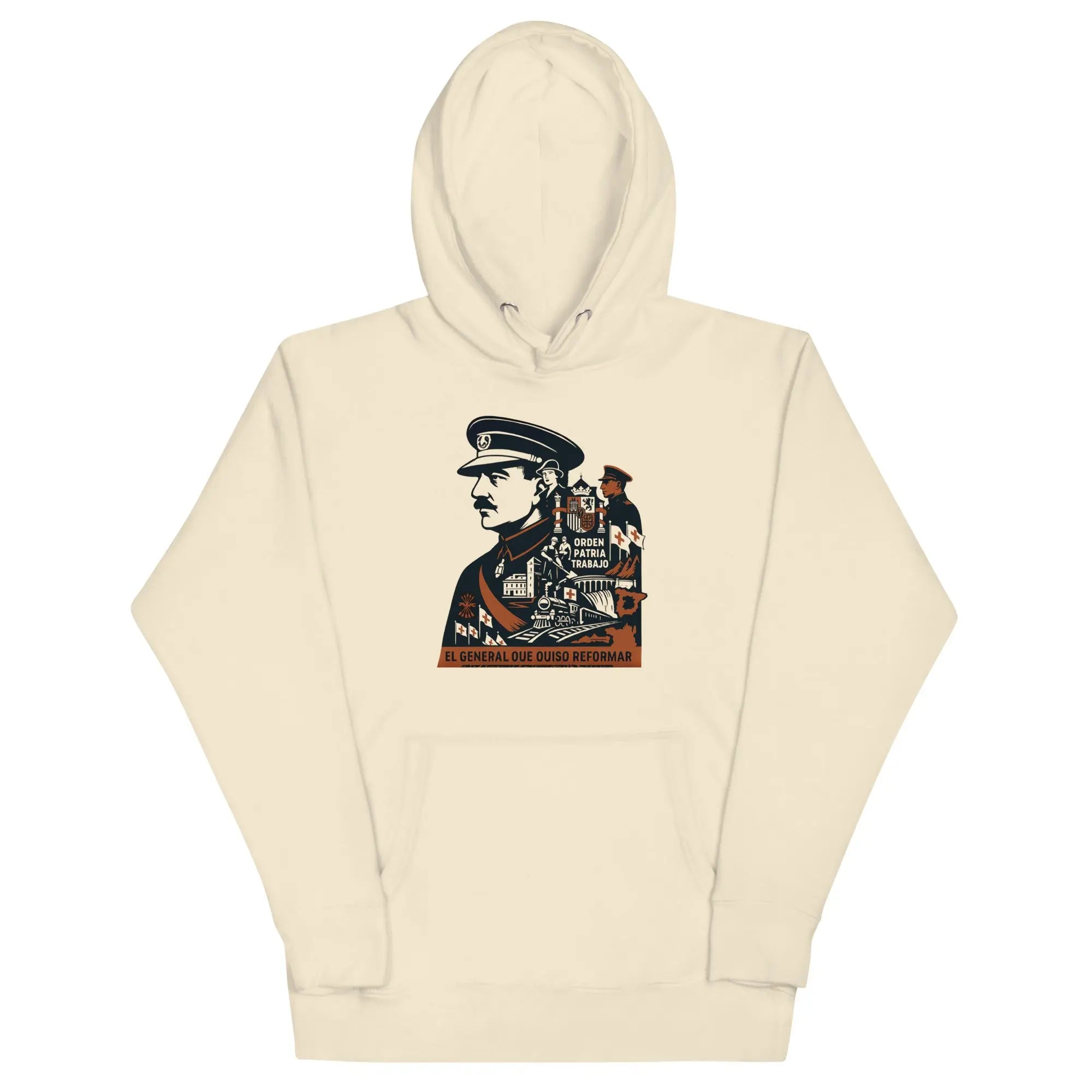 Comprar Sudadera con capucha unisex La Flamenca de Borgoña, Bandera de España, Cruz de Borgoña, Patricia Muñoz, VOX