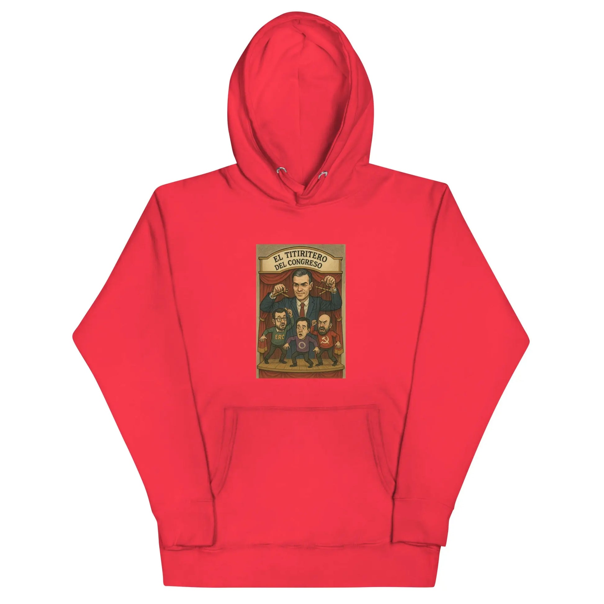 Comprar Sudadera con capucha unisex La Flamenca de Borgoña, Bandera de España, Cruz de Borgoña, Patricia Muñoz, VOX