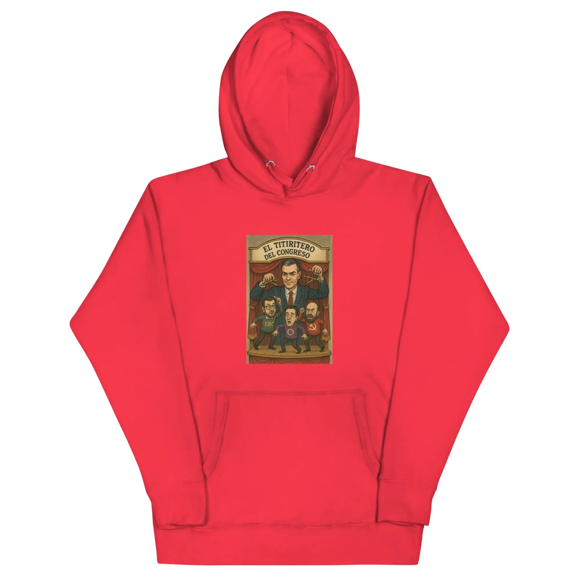 Comprar Sudadera con capucha unisex La Flamenca de Borgoña, Bandera de España, Cruz de Borgoña, Patricia Muñoz, VOX