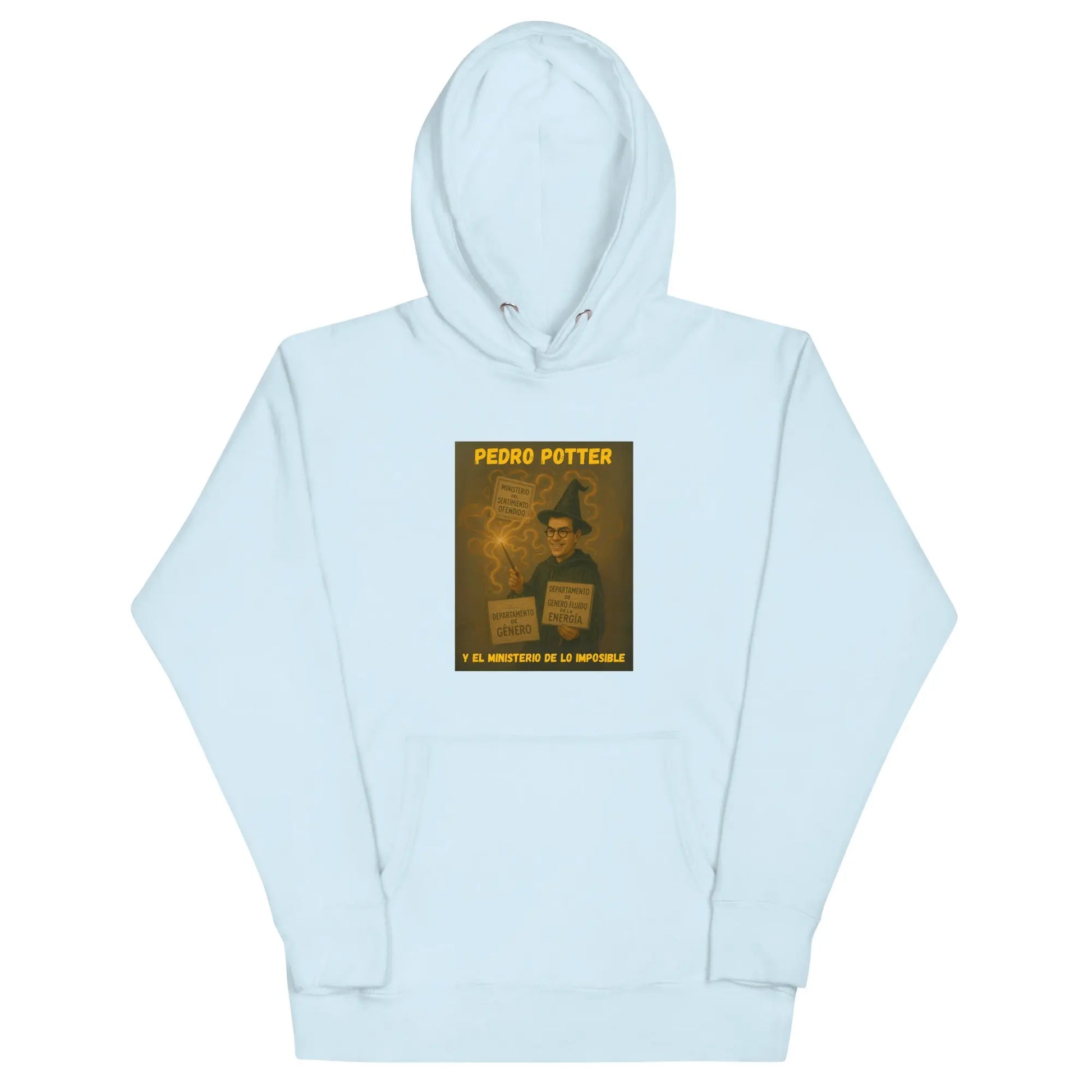 Comprar Sudadera "Pedro Potter y el Ministerio de lo imposible" Bandera España La Flamenca de Borgoña Patricia Muñoz VOX