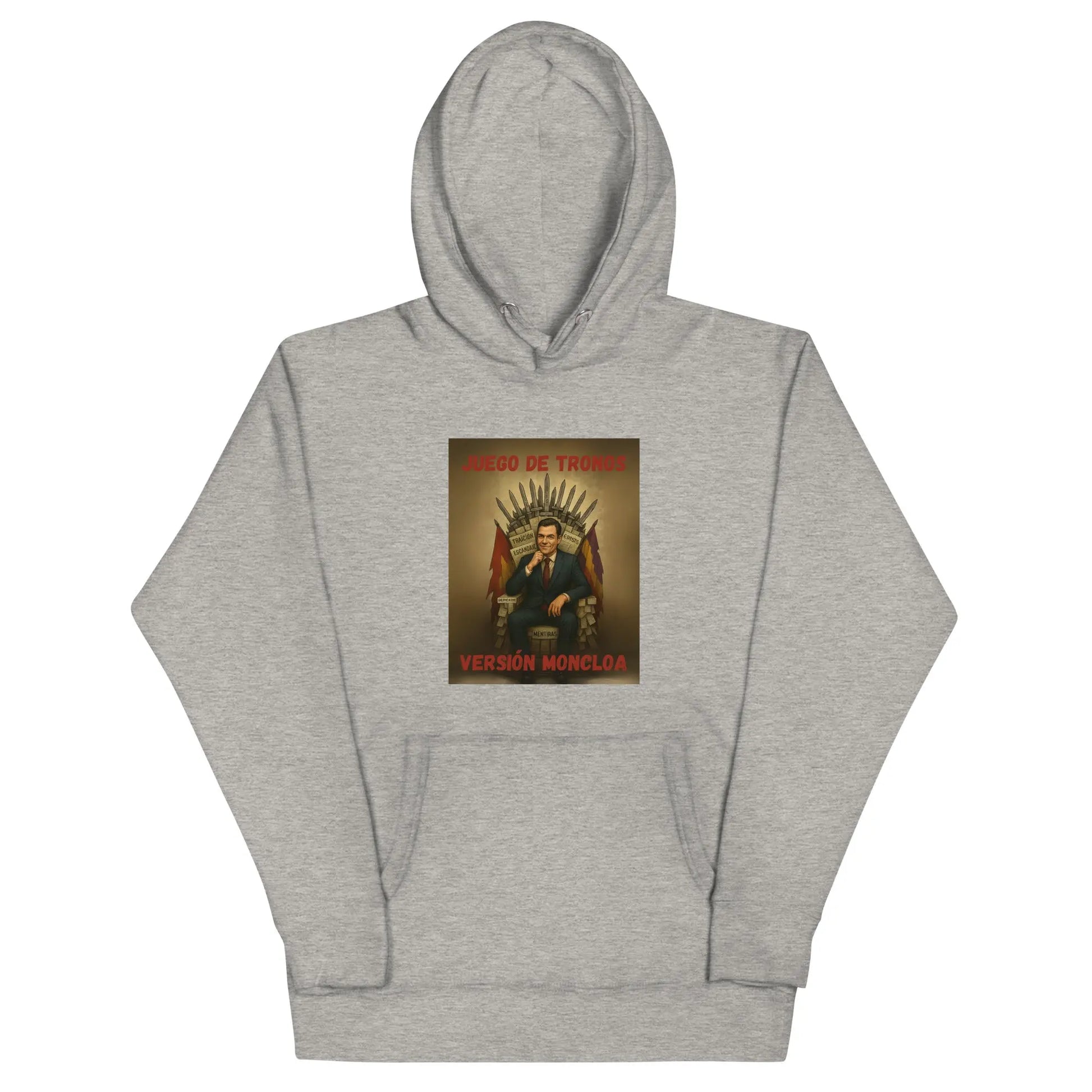 Comprar Sudadera "Juego de Tronos: Versión Moncloa" Bandera España La Flamenca de Borgoña Patricia Muñoz VOX