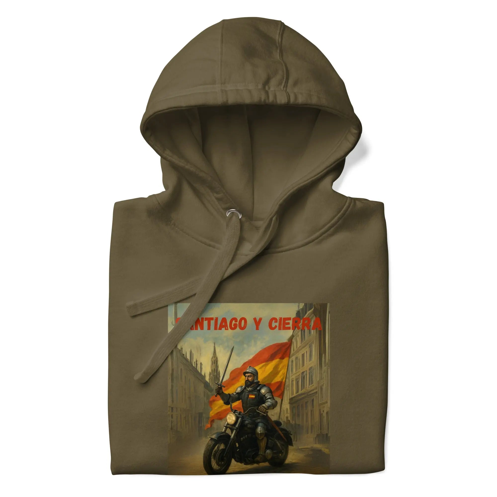 Comprar Sudadera "Santiago y cierra España" Bandera España La Flamenca de Borgoña Patricia Muñoz VOX