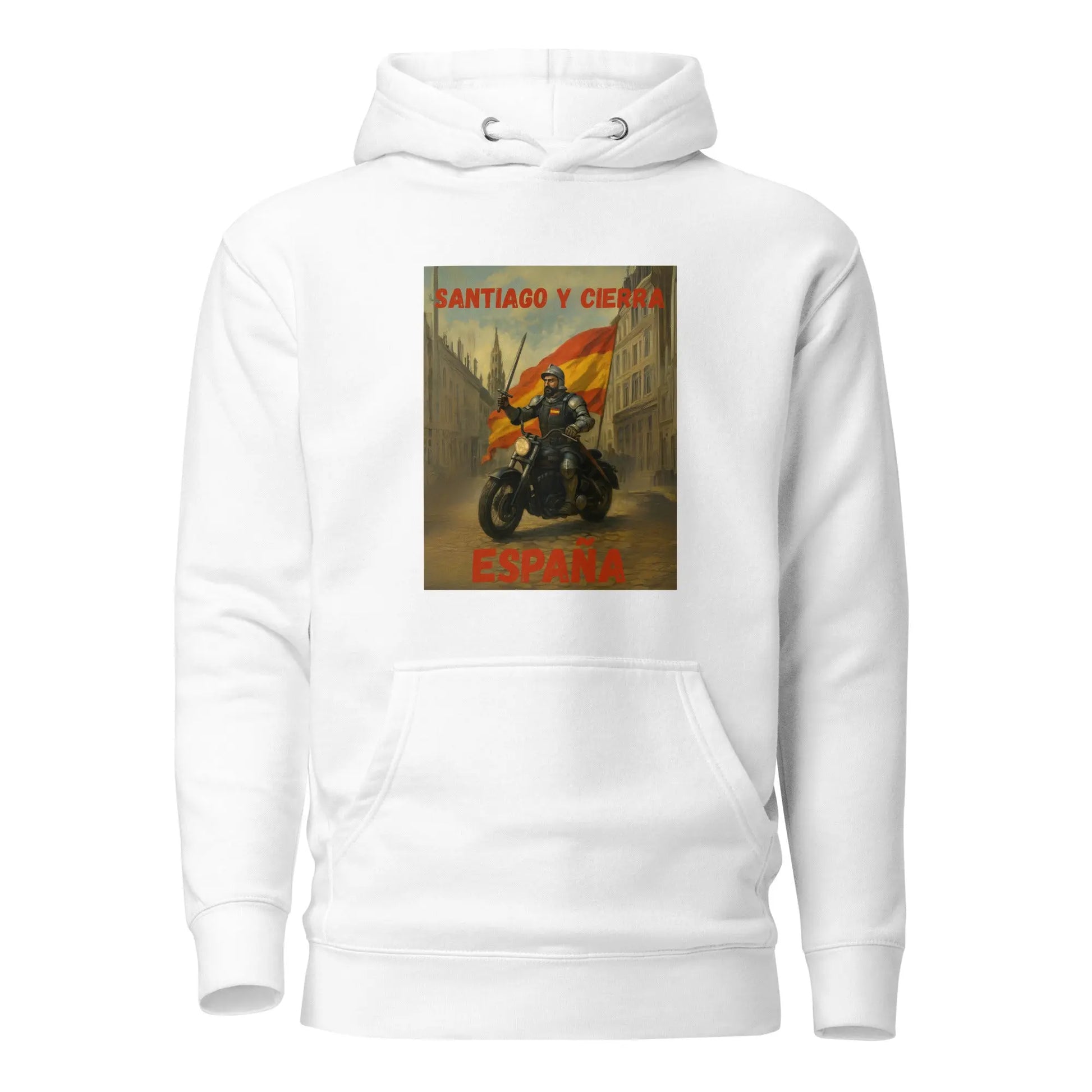 Comprar Sudadera "Santiago y cierra España" Bandera España La Flamenca de Borgoña Patricia Muñoz VOX