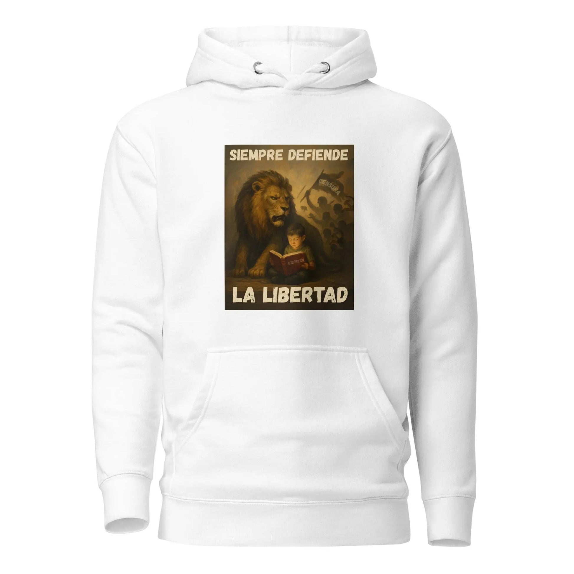 Comprar Sudadera con capucha unisex La Flamenca de Borgoña, Bandera de España, Cruz de Borgoña, Patricia Muñoz, VOX