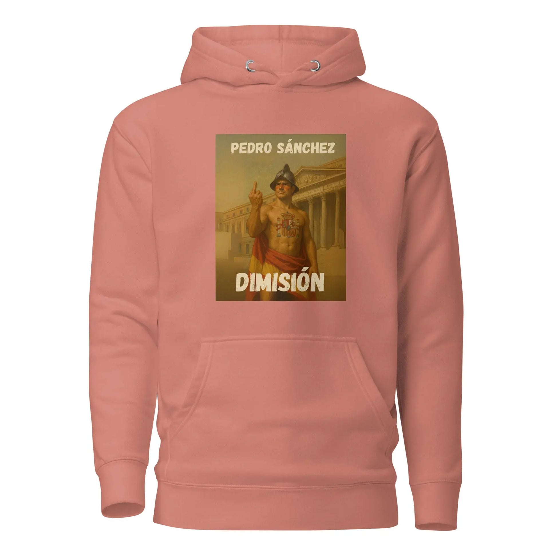 Comprar Sudadera con capucha unisex La Flamenca de Borgoña, Bandera de España, Cruz de Borgoña, Patricia Muñoz, VOX