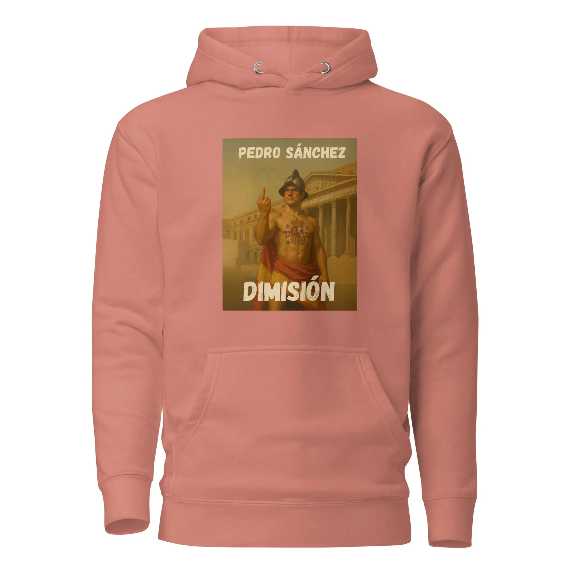 Comprar Sudadera con capucha unisex La Flamenca de Borgoña, Bandera de España, Cruz de Borgoña, Patricia Muñoz, VOX