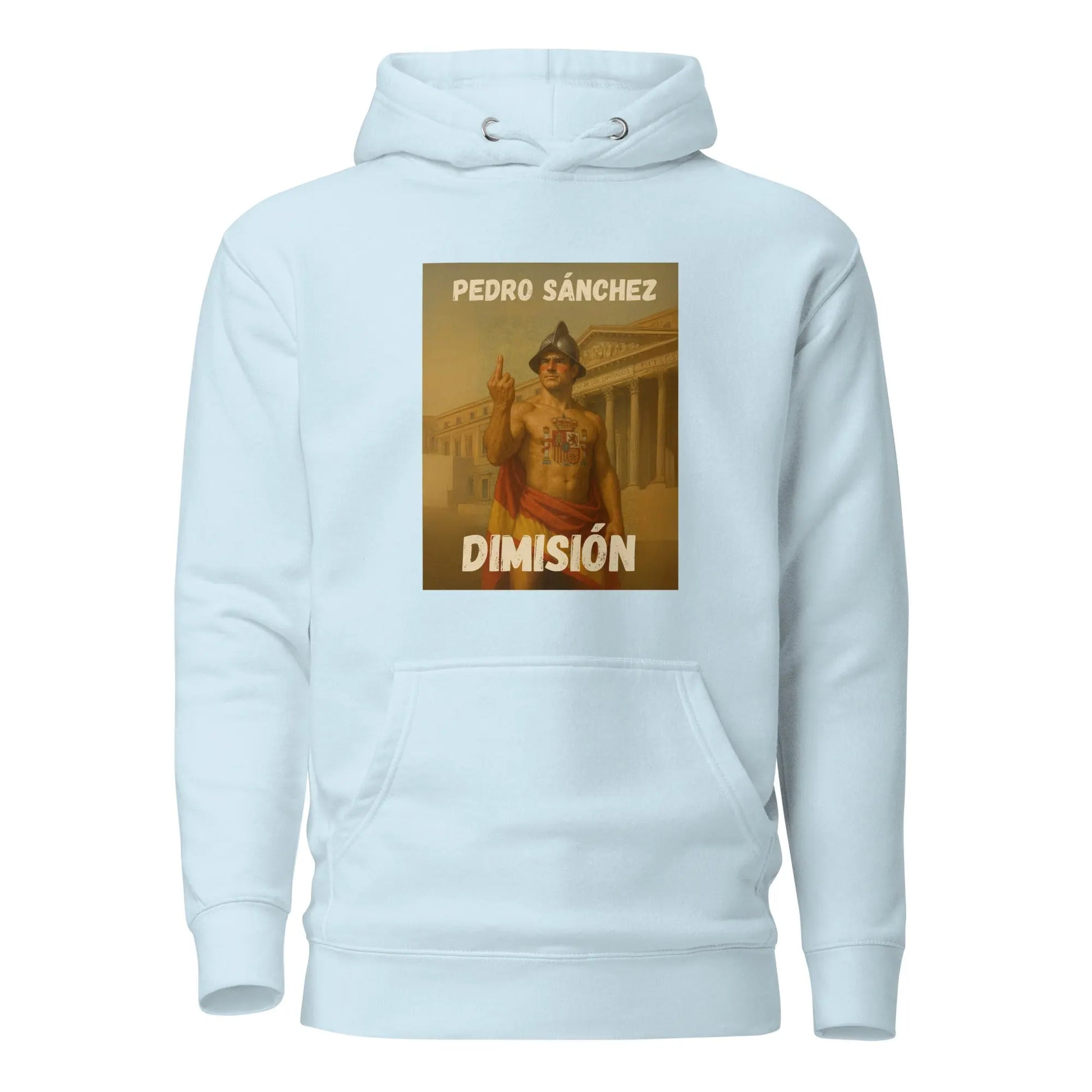 Comprar Sudadera con capucha unisex La Flamenca de Borgoña, Bandera de España, Cruz de Borgoña, Patricia Muñoz, VOX