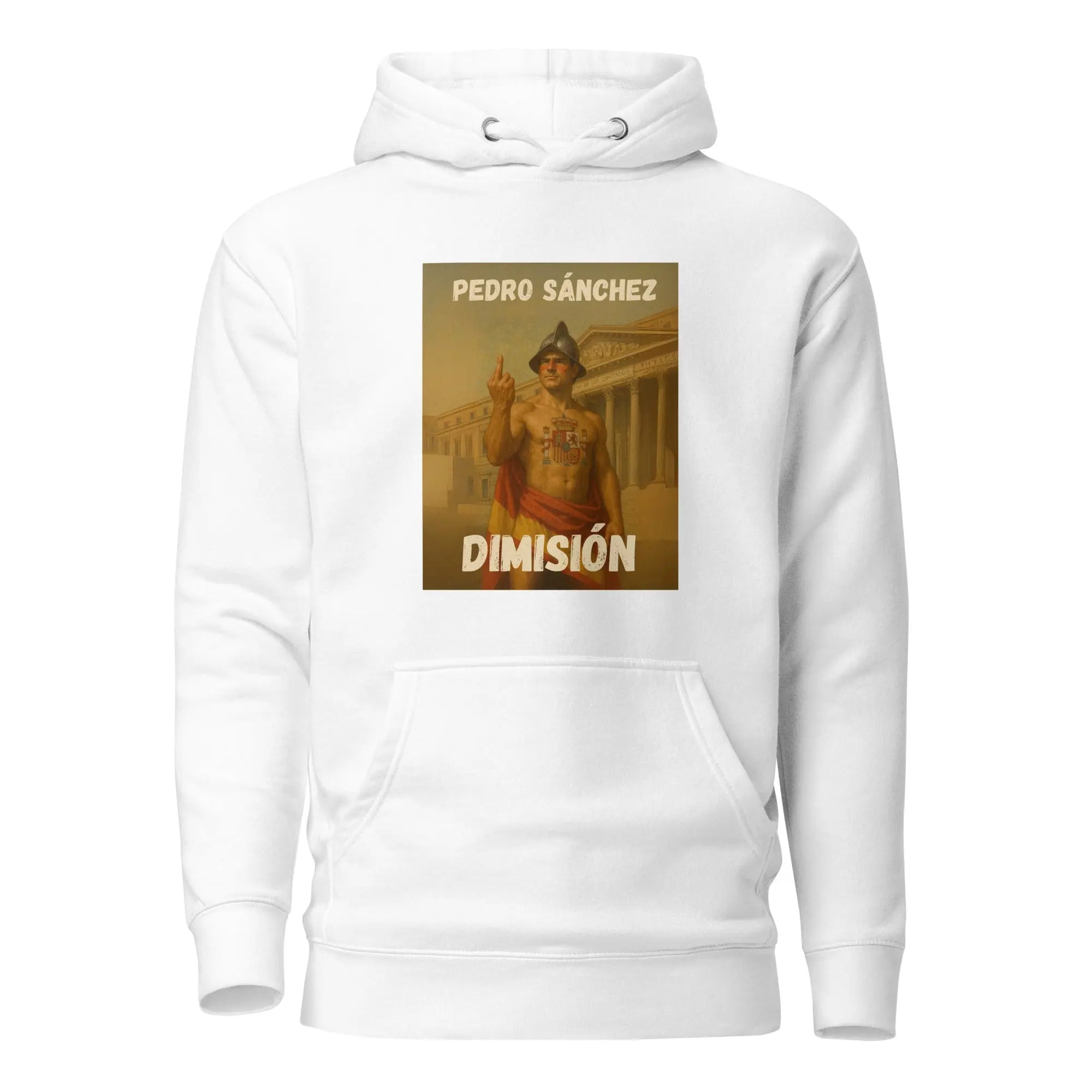 Comprar Sudadera con capucha unisex La Flamenca de Borgoña, Bandera de España, Cruz de Borgoña, Patricia Muñoz, VOX