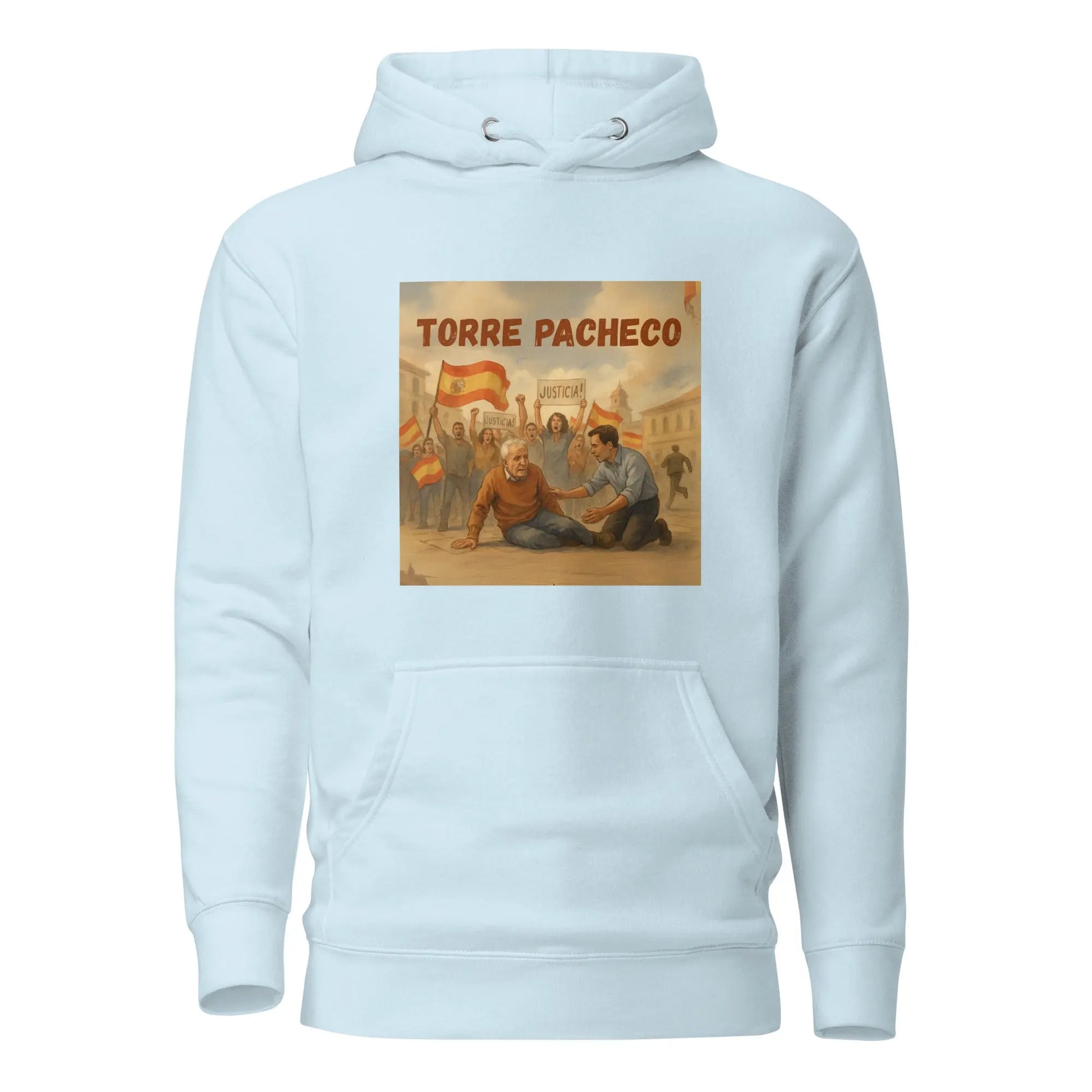 Comprar Sudadera con capucha unisex La Flamenca de Borgoña, Bandera de España, Cruz de Borgoña, Patricia Muñoz, VOX