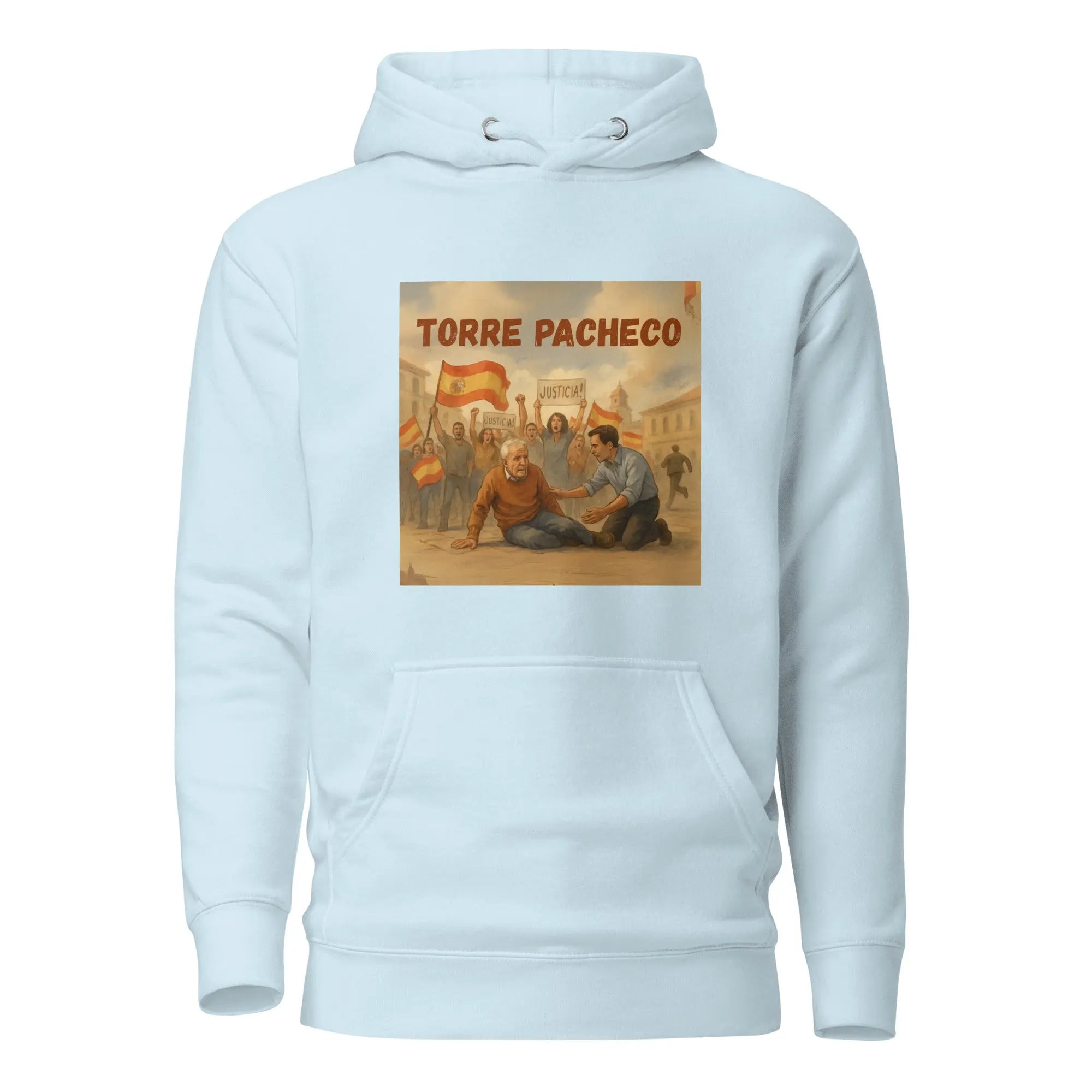 Comprar Sudadera con capucha unisex La Flamenca de Borgoña, Bandera de España, Cruz de Borgoña, Patricia Muñoz, VOX