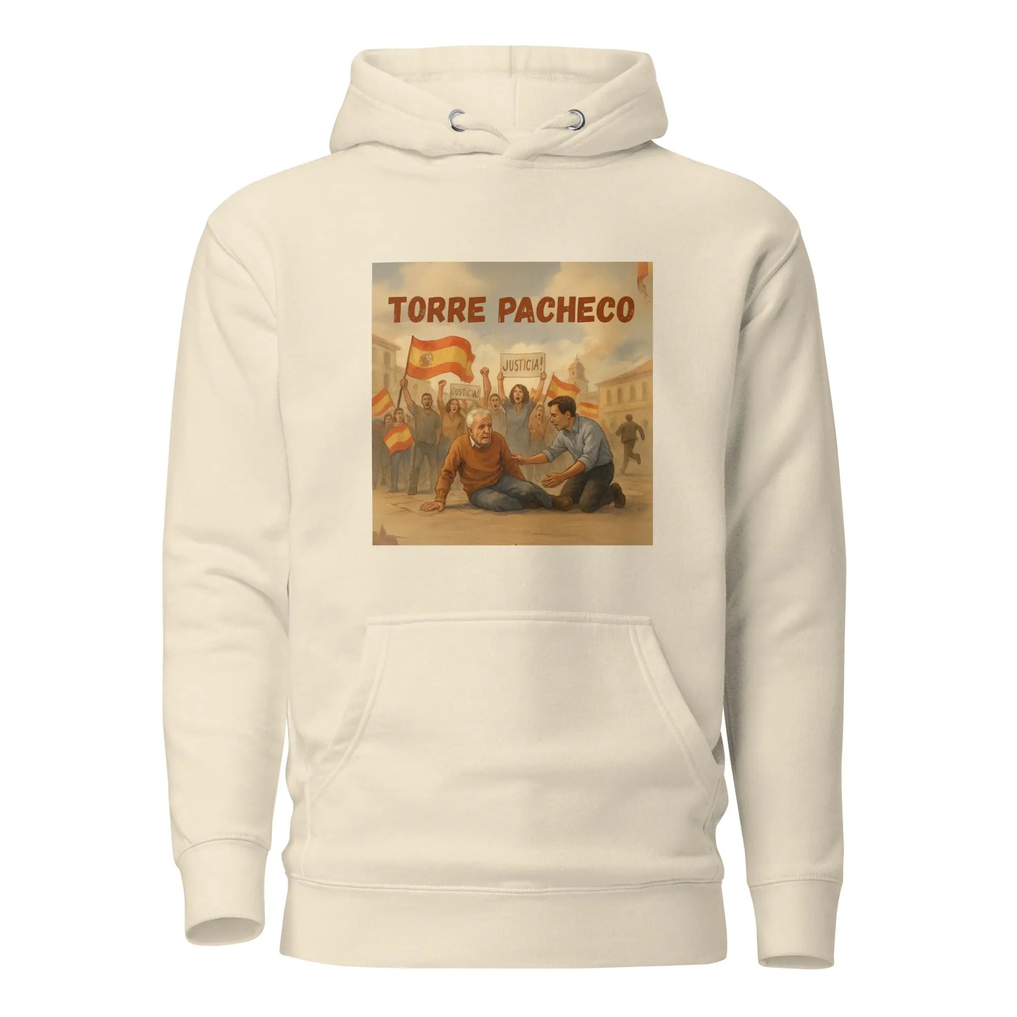 Comprar Sudadera con capucha unisex La Flamenca de Borgoña, Bandera de España, Cruz de Borgoña, Patricia Muñoz, VOX