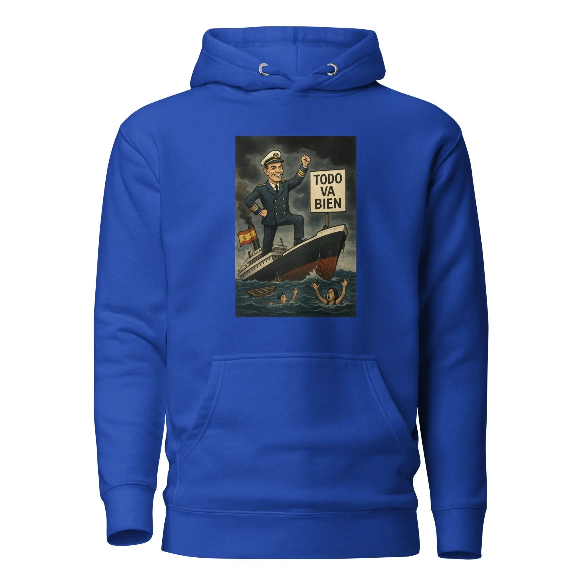 Comprar Sudadera con capucha unisex La Flamenca de Borgoña, Bandera de España, Cruz de Borgoña, Patricia Muñoz, VOX