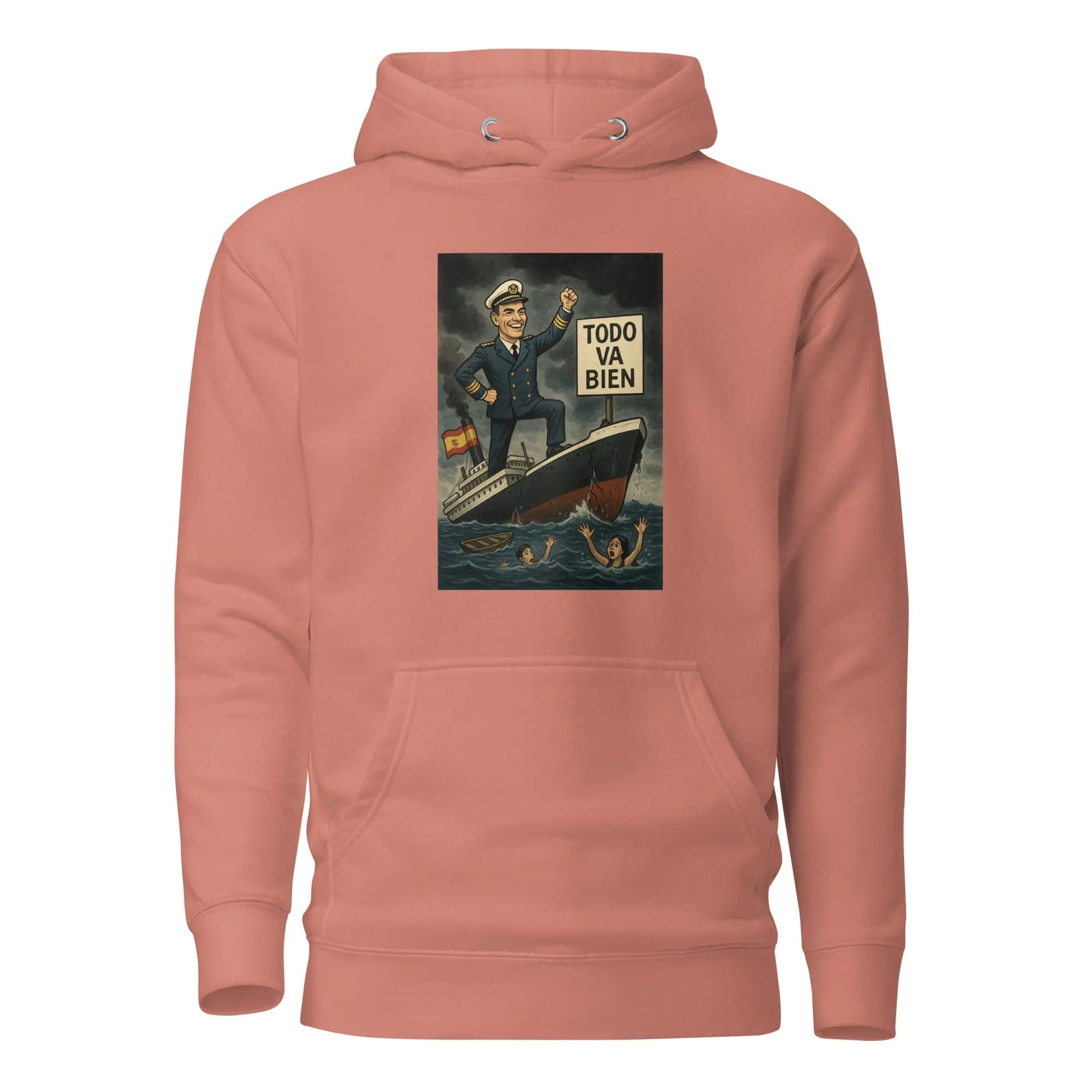 Comprar Sudadera con capucha unisex La Flamenca de Borgoña, Bandera de España, Cruz de Borgoña, Patricia Muñoz, VOX