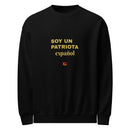 Comprar Sudadera cuello redondo "Soy un patriota español" La Flamenca de Borgoña Bandera España