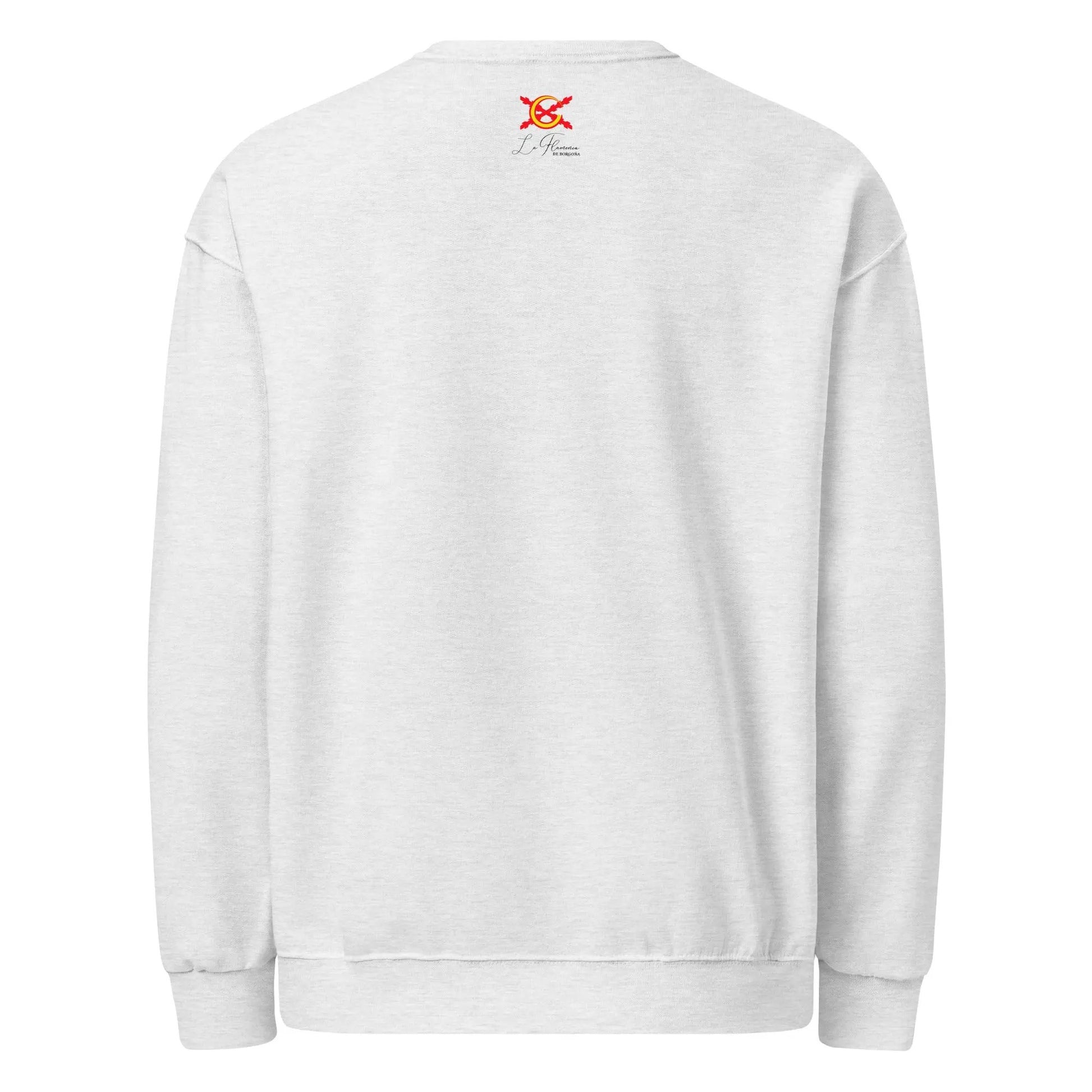 Comprar Sudadera cuello redondo "Soy un patriota español" La Flamenca de Borgoña Bandera España