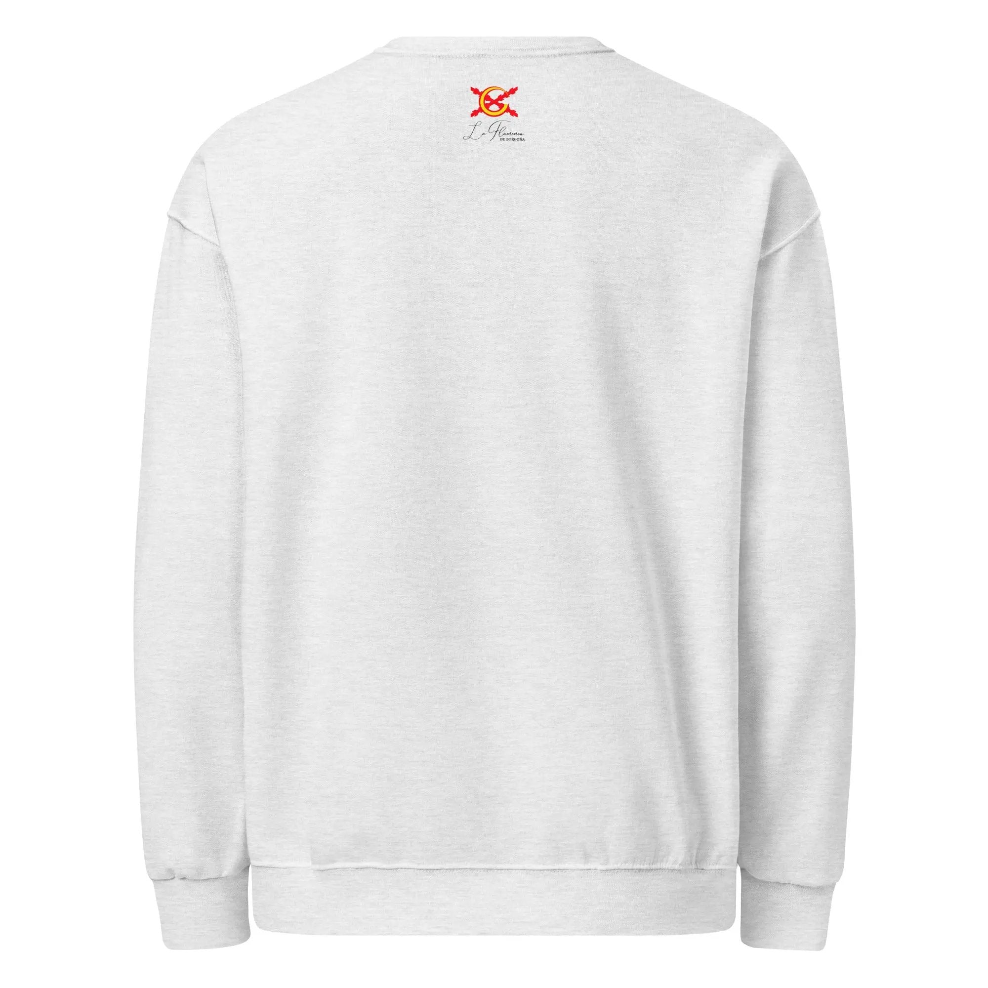 Comprar Sudadera cuello redondo "Soy un patriota español" La Flamenca de Borgoña Bandera España