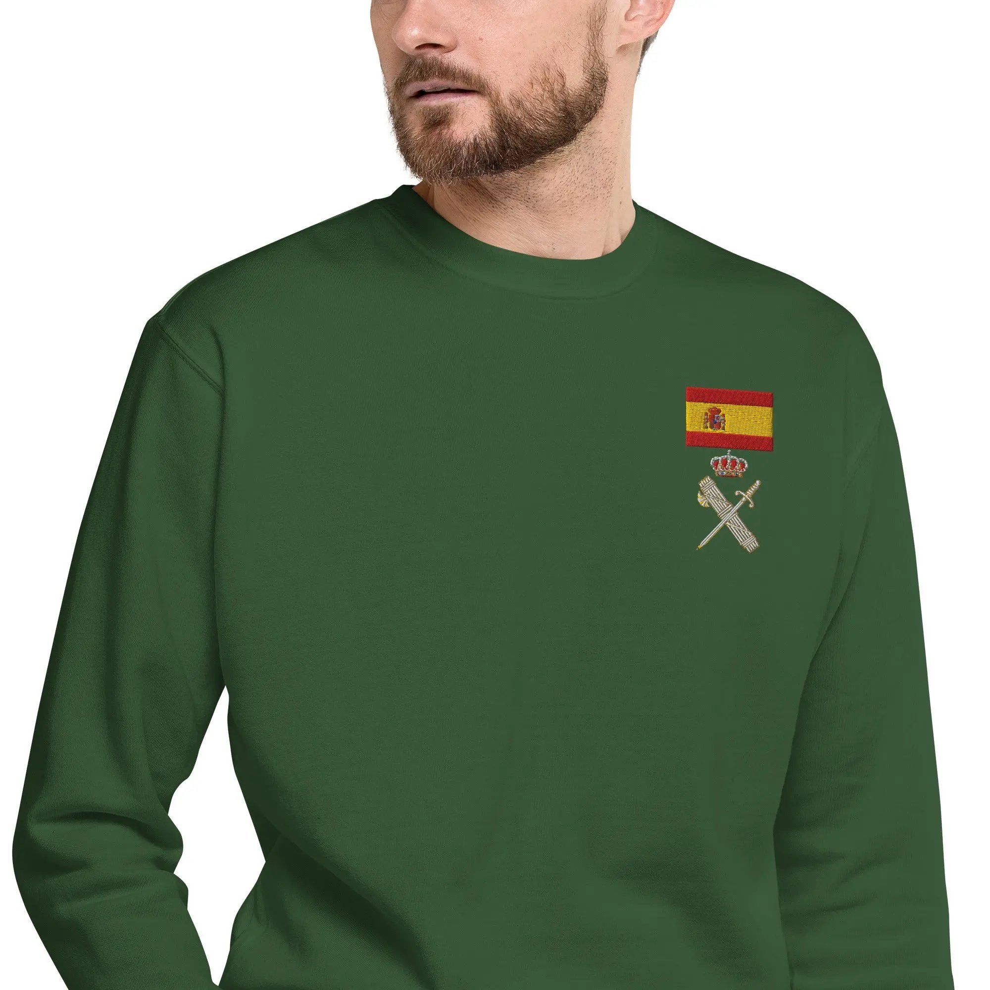 Comprar Sudadera gruesa unisex Guardia Civil La Flamenca de Borgoña Bandera España