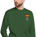 Comprar Sudadera gruesa unisex Guardia Civil La Flamenca de Borgoña Bandera España