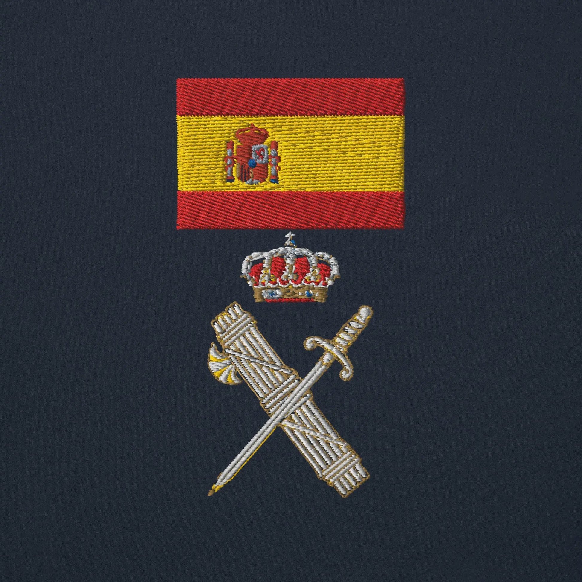 Comprar Sudadera gruesa unisex Guardia Civil La Flamenca de Borgoña Bandera España