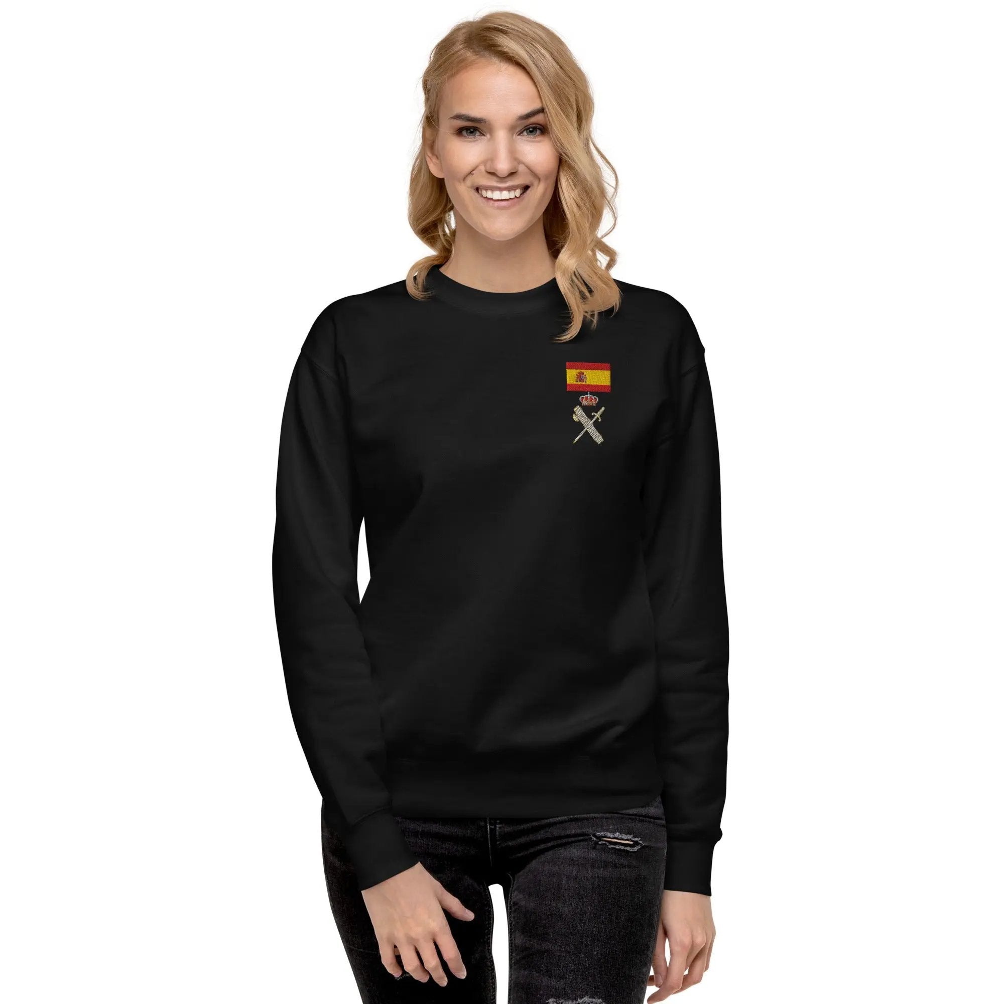 Comprar Sudadera gruesa unisex Guardia Civil La Flamenca de Borgoña Bandera España