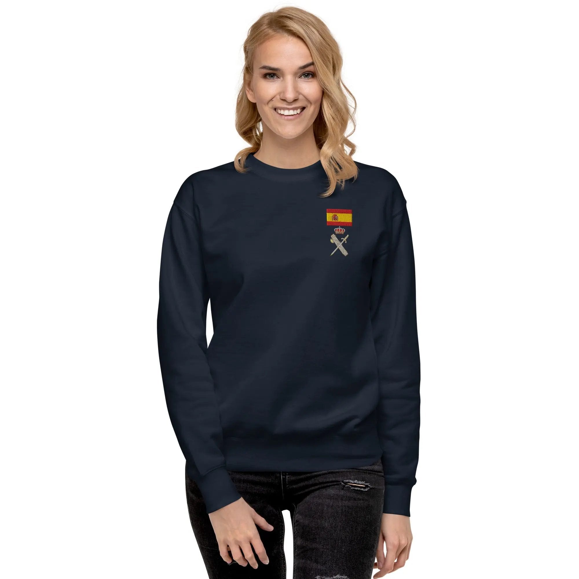 Comprar Sudadera gruesa unisex Guardia Civil La Flamenca de Borgoña Bandera España