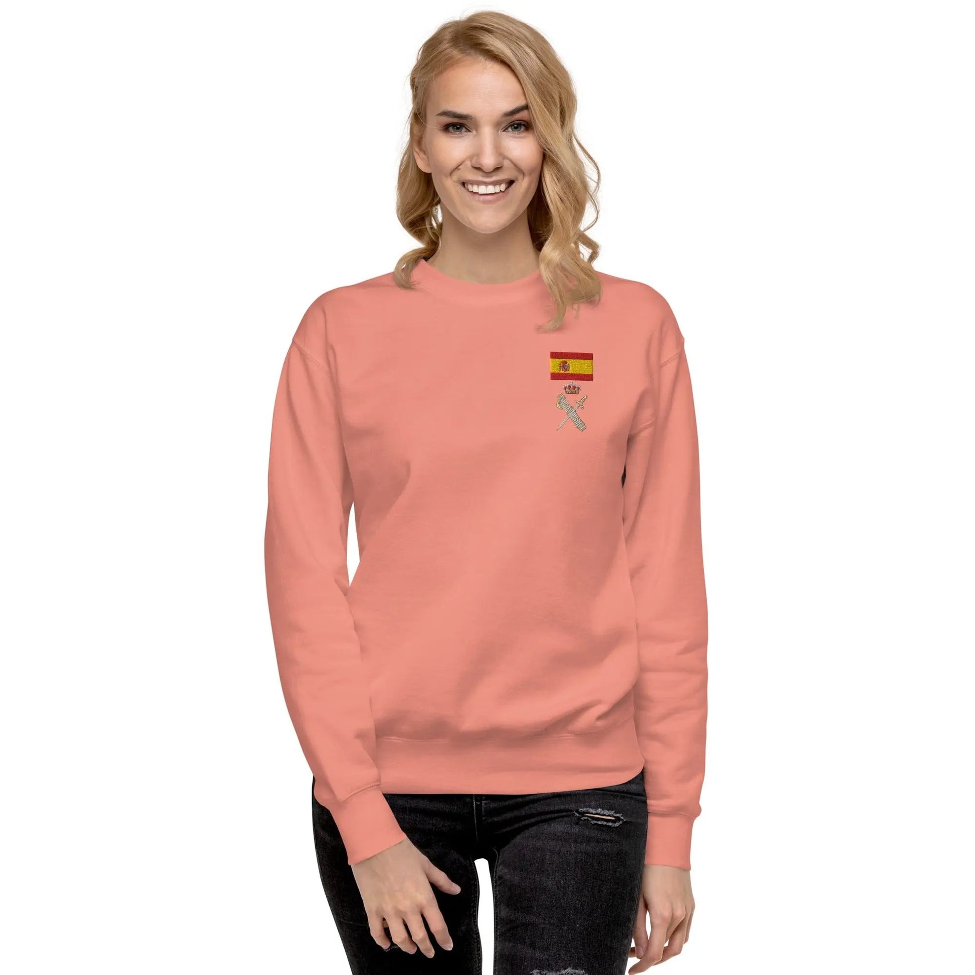 Comprar Sudadera gruesa unisex Guardia Civil La Flamenca de Borgoña Bandera España