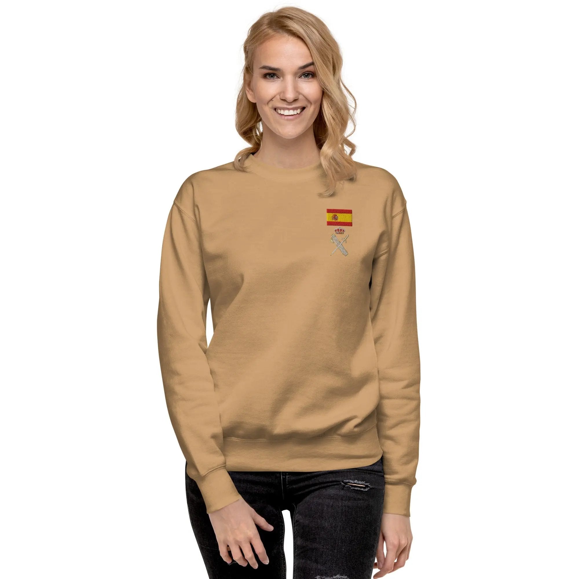 Comprar Sudadera gruesa unisex Guardia Civil La Flamenca de Borgoña Bandera España