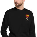 Comprar Sudadera gruesa unisex Guardia Civil La Flamenca de Borgoña Bandera España
