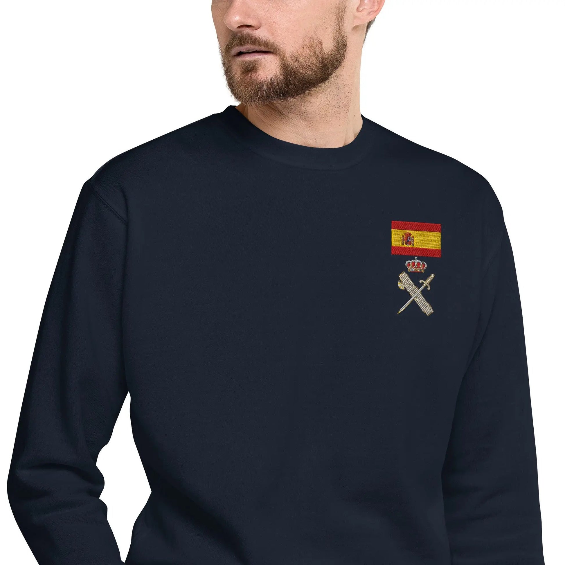 Comprar Sudadera gruesa unisex Guardia Civil La Flamenca de Borgoña Bandera España