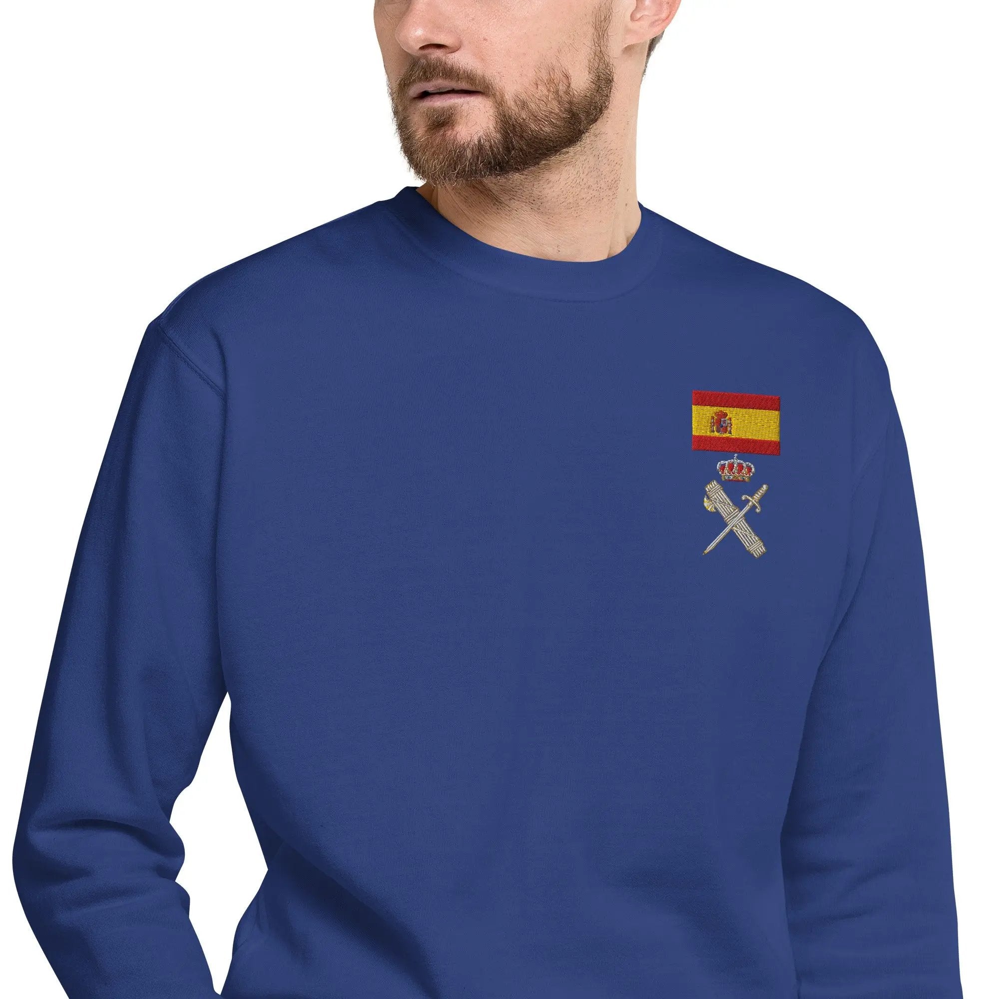 Comprar Sudadera gruesa unisex Guardia Civil La Flamenca de Borgoña Bandera España