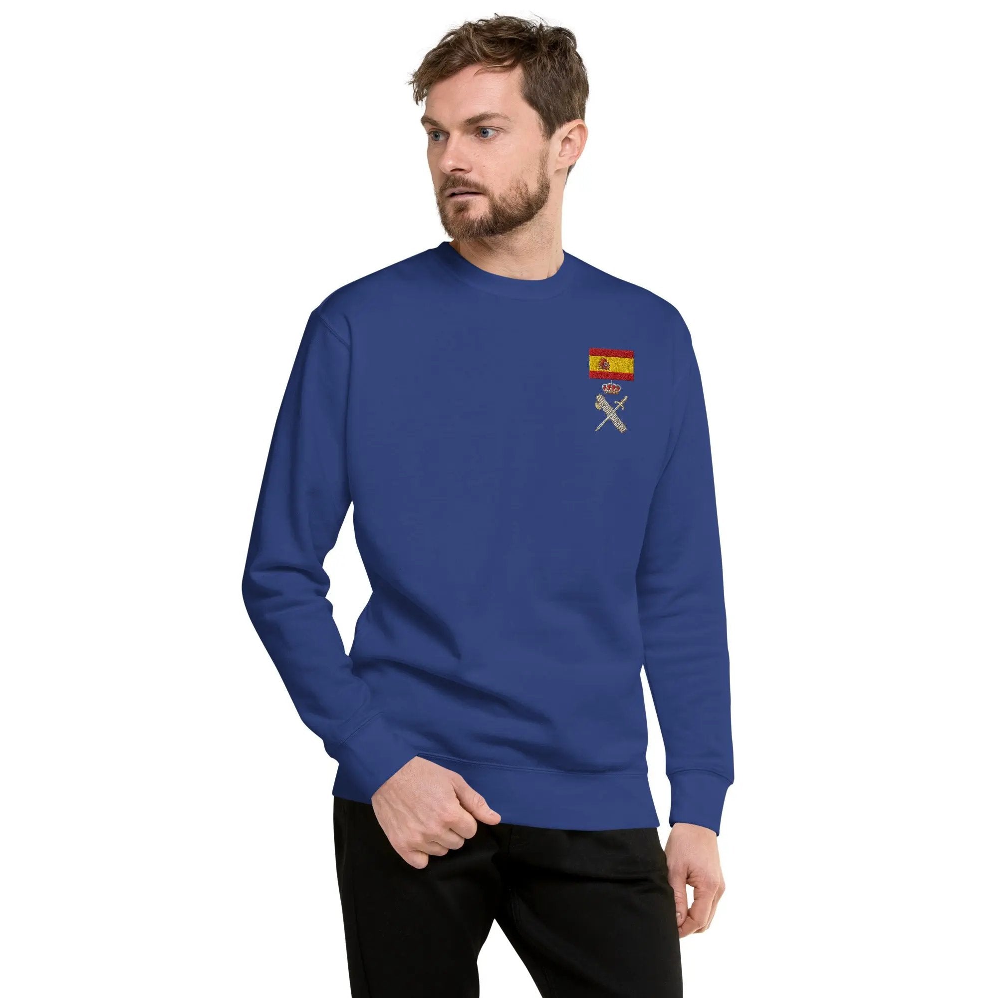 Comprar Sudadera gruesa unisex Guardia Civil La Flamenca de Borgoña Bandera España