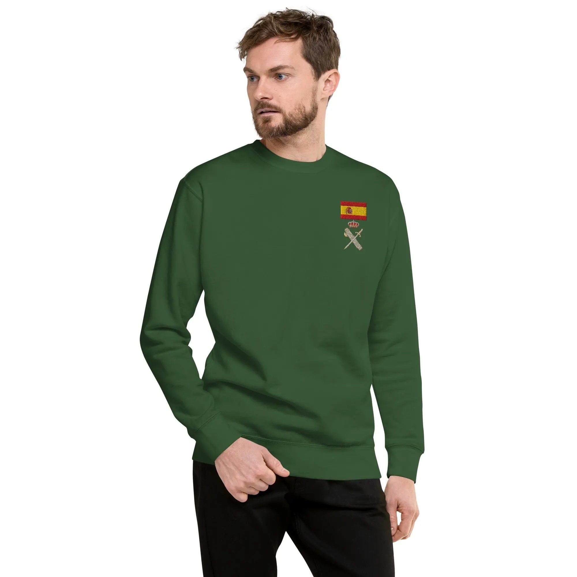Comprar Sudadera gruesa unisex Guardia Civil La Flamenca de Borgoña Bandera España